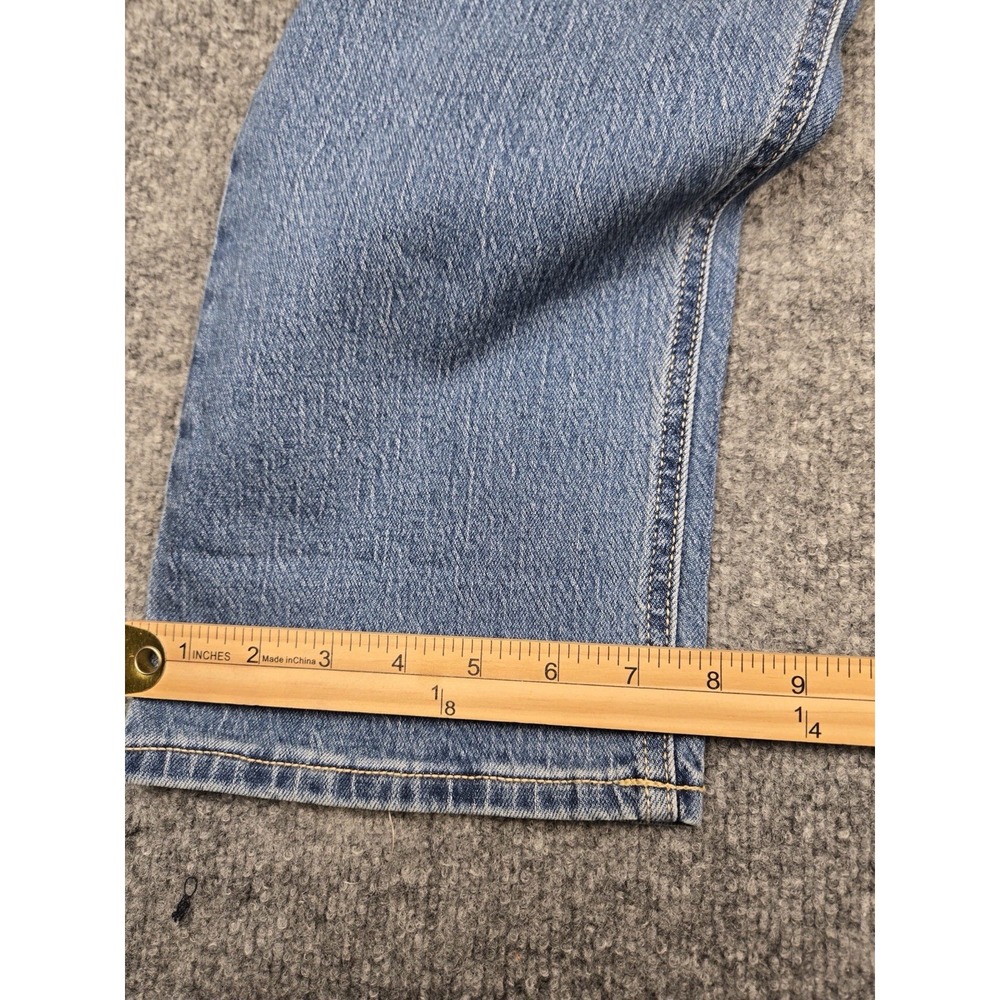 Old Navy Womens 14 Blue Denim Rolled Mid-Rise Wow Boyfriend Ankle Jeans NWT#1109 - Picture 7 of 10